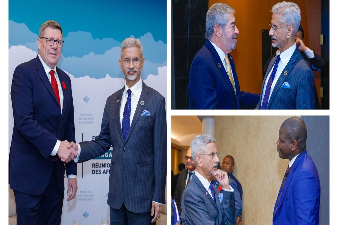 EAM Jaishankar meets FMs of South Africa, Mexico, Saskatchewan Premier on sidelines of G7 Foreign Ministers' Meet