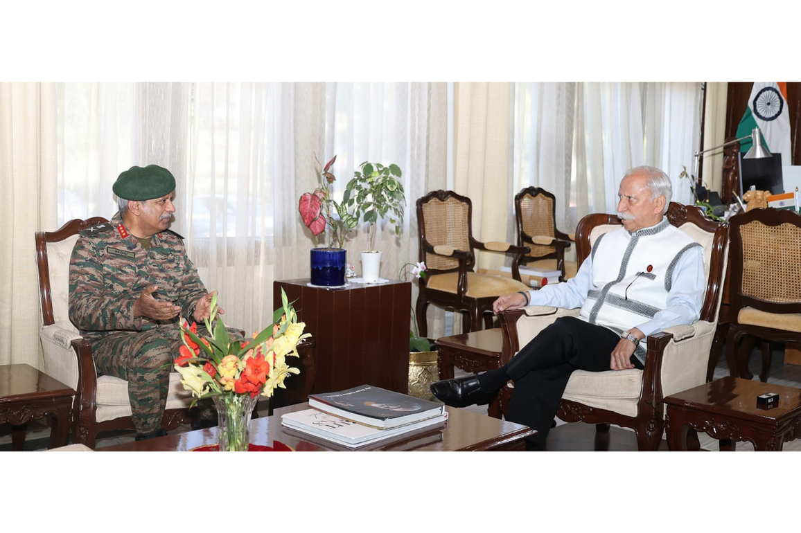Arunachal Governor meets BRO Chief on border infrastructure, discusses innovation with IIM Ahmedabad team