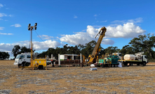 Drilling at Yarawindah Brook