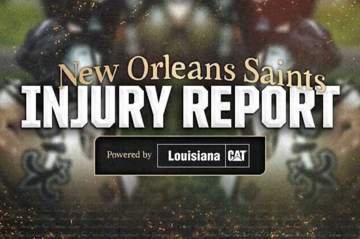 Saints Friday Injury 2025 Week 10 vs. Carolina Panthers