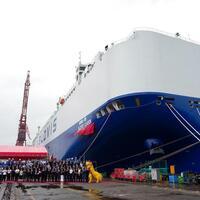 World's largest car carrier delivered in China, boosting global auto transport capacity