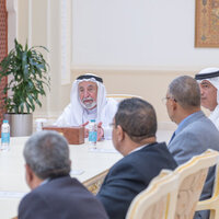 Sharjah Ruler receives directors of Arab Houses of Poetry