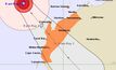 Cyclone path shifts closer to LNG sites