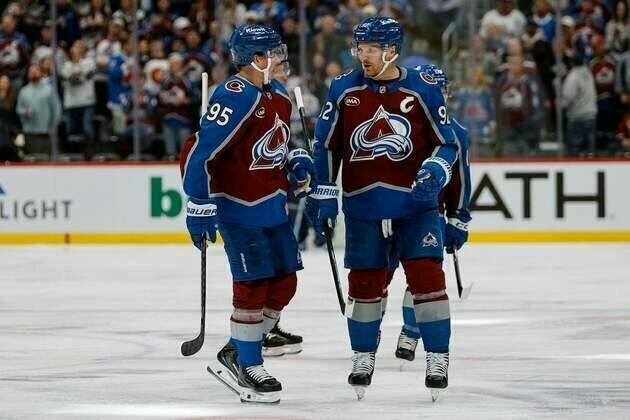 Victor Olofsson notches first career hat trick as Avs trounce Devils