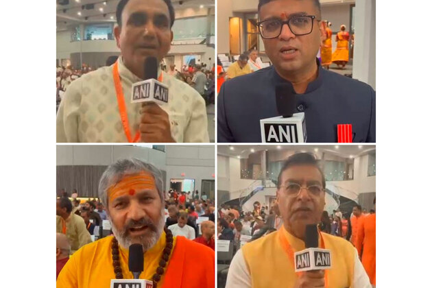 Canadian Hindu diaspora welcomes RSS Chief Mohan Bhagwat in Toronto