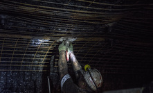 A Mastermyne worker underground at Grosvenor prior to mining being suspended there in May 2020.