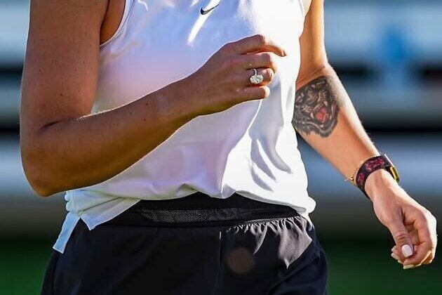 Newly engaged Aryna Sabalenka wins Indian Wells opener