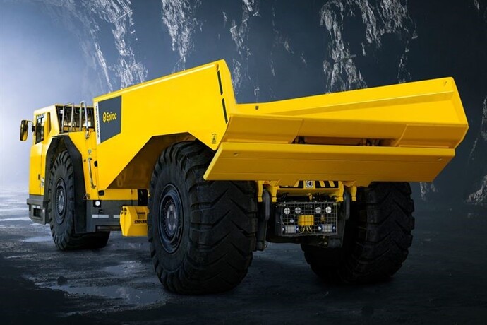 Epiroc's battery-electric Minetruck MT42 SG