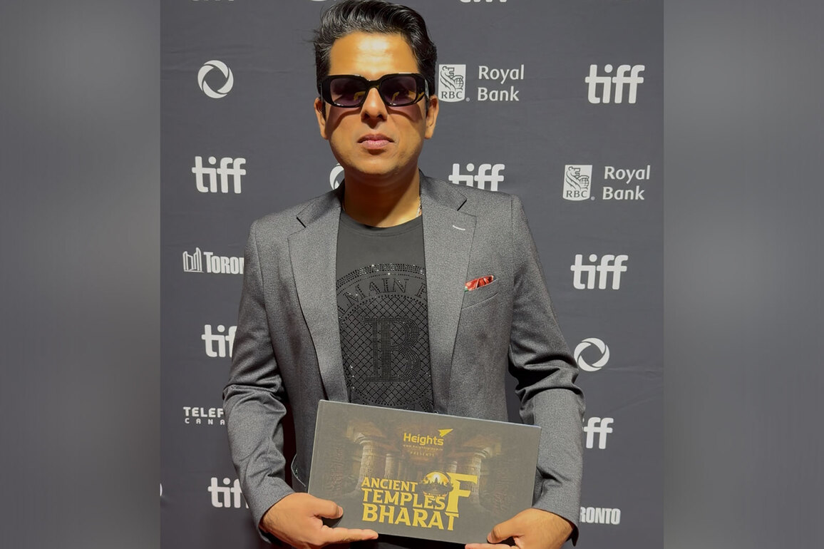 TIFF 50-Year Celebration: Kaifi Bharti Marks a Milestone with Ancient Temple of Bharat