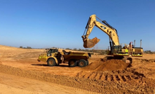  The start of excavations at the Ambassador pit, Mulga Rock