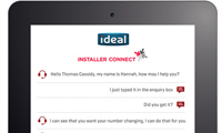 Ideal Boilers adds live chat to Installer Connect service