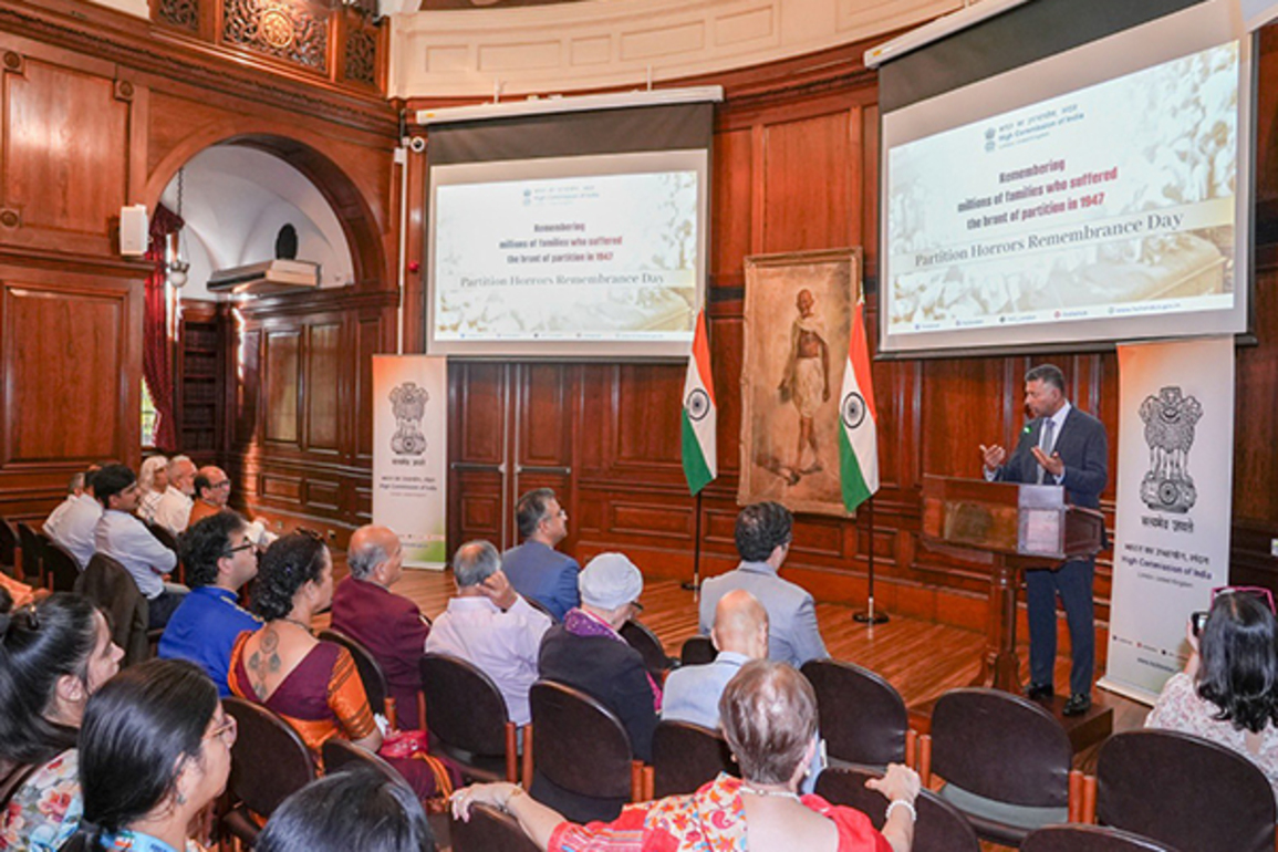 Indian High Commission in London marks Partition Horrors Remembrance Day with tribute to victims, survivors