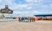 Ivanhoe workers celebrate the first shipment through the Lobito Atlantic rail corridor Source: Ivanhoe Mines.