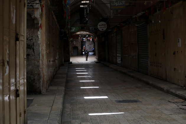 MIDEAST-NABLUS-GENERAL STRIKE