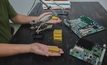 Gold can be extracted from old computers by dismantling the device and collecting circuit boards.