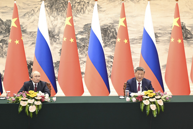 CHINA-BEIJING-XI JINPING-RUSSIA-PUTIN-PRESS CONFERENCE (CN)