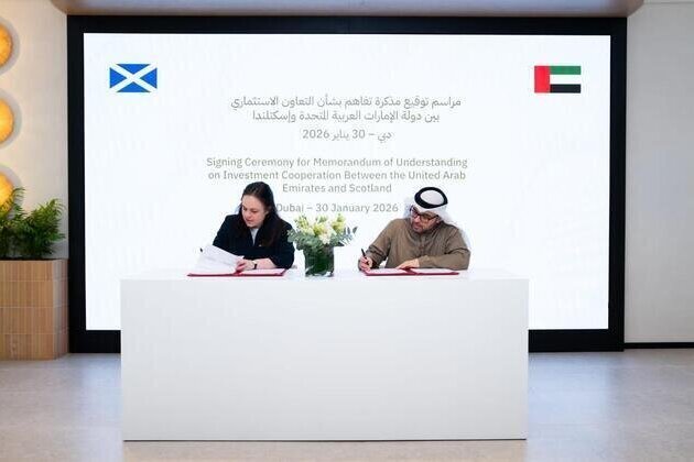 UAE, Scotland sign MoU to strengthen investment cooperation
