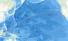  Fugro’s near-real-time geo-data is being used by Alcatel Submarine Networks to support the development of the BiFrost Cable System (shown), which will connect the west coast of North America and Asia-Pacific