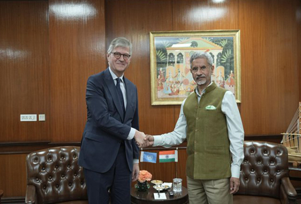 EAM Jaishankar meets UN USG, reviews Indian contribution to UN peacekeeping