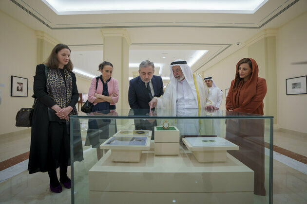 Sharjah Ruler meets President of National Library of France