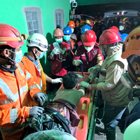INDONESIA-SIDOARJO-SCHOOL BUILDING-COLLAPSE-RESCUE