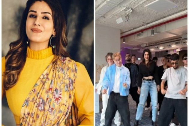 Watch: After Virat Kohli, Quick Style grooves with Raveena Tandon on 'Tip Tip Barsa Paani'