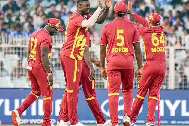 T20 World Cup: West Indies thrash Nepal by 9 wickets to enter Super Eights in style