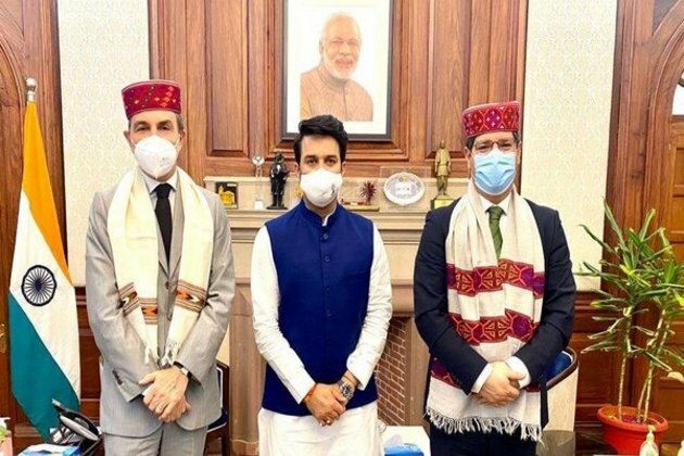 Anurag Thakur meets Portugal minister