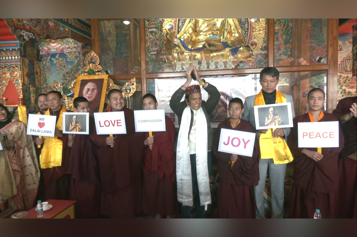 Indian industrialist-turned author launches two books on Dalai Lama