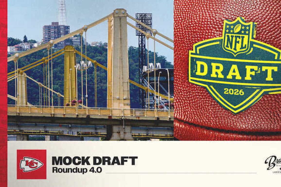 Who Will the Chiefs Pick in Round 1 | 2026 Mock Draft Roundup 4.0