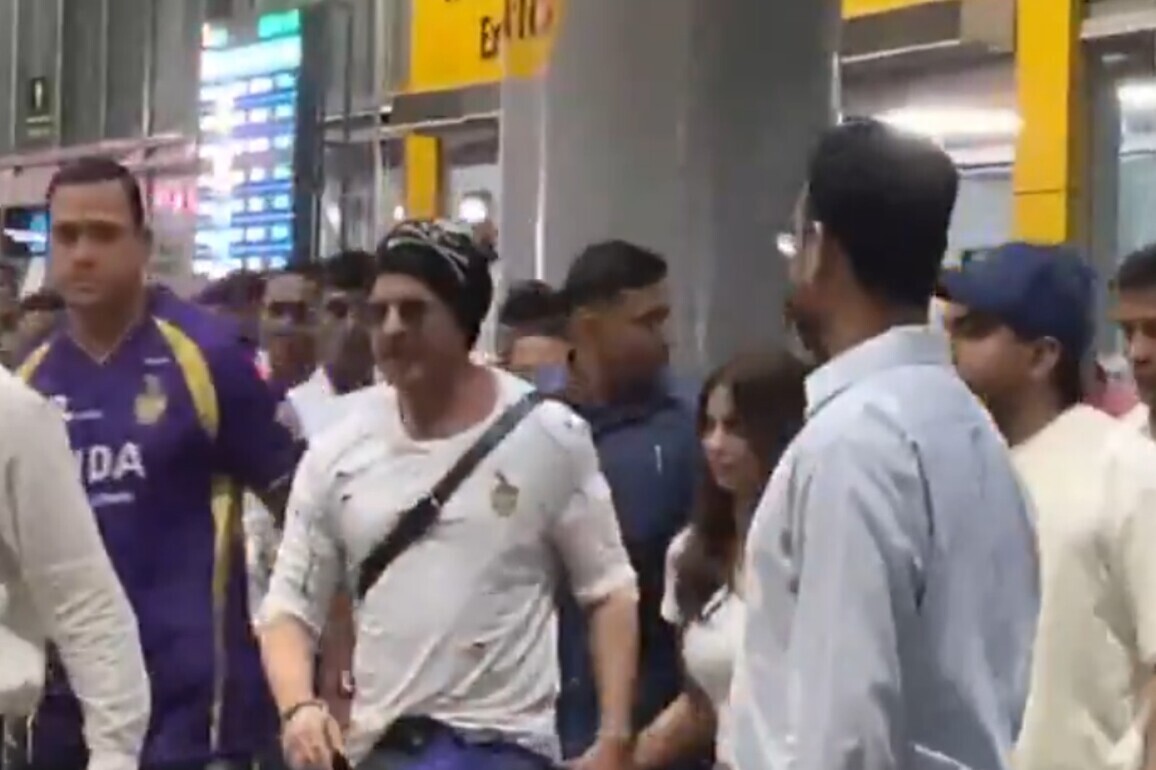 IPL 2026: SRK, daughter Suhana in Eden Garden stands; cheer for KKR