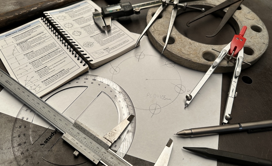 The ability to accurately measure and mark bolt holes in a circular pattern is more useful than you may think. From specifying wheel stud patterns to accurately marking out a pipe flange before drilling, this month’s Workshop looks at several ways to do both. The good news is you don’t need expensive, specialist tools. Credit: Josh Giumelli