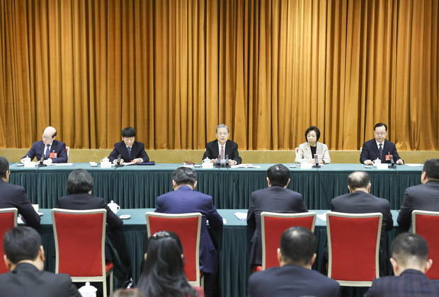 (TWO SESSIONS) CHINA-BEIJING-ZHAO LEJI-CPPCC-JOINT GROUP MEETING (CN)