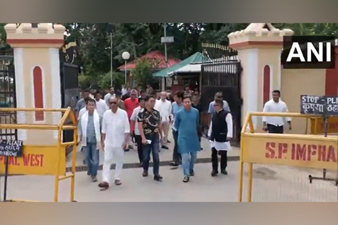 Manipur MLAs, MP urge Governor to release Arambai Tenggol member after fresh unrest