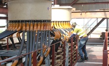  A worker at Sierra Rutile's plant