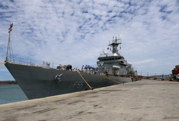 INS Sharda visits Port Antsiranana, Madagascar to strengthen ties of friendship