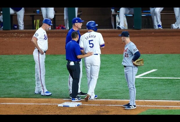 Rangers star SS Corey Seager (hamstring) not in Friday's lineup