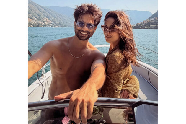 Shahid Kapoor, Mira Kapoor soak up the sun on Lake Como getaway