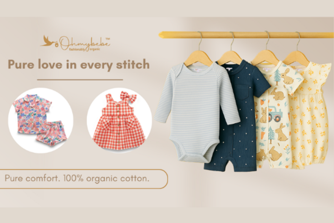 Oh My Bebe: India's First Fully Organic Cotton Baby Brand is Here - A Game Changer for Conscious Parenting