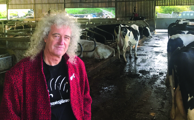 The farming industry says programmes such as the one hosted by Sir Brian May is putting farmers' mental health at risk