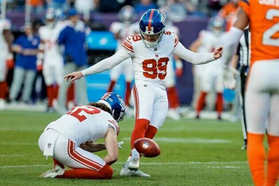 Giants waive K Jude McAtamney after missed PATs
