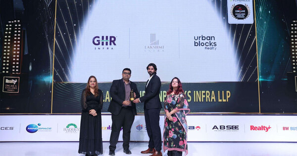 Ghr Lakshmi Urbanblocks Wins Developer Of The Year Award