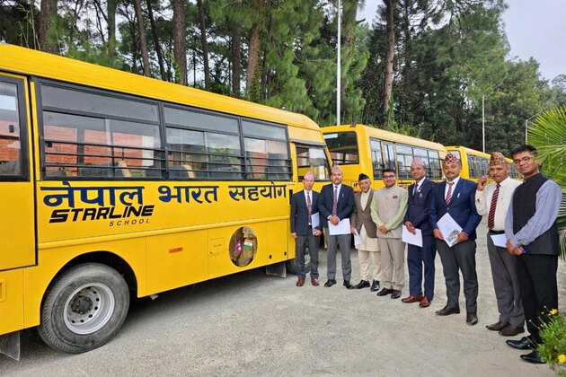 India donates 81 school buses to strengthen education across Nepal