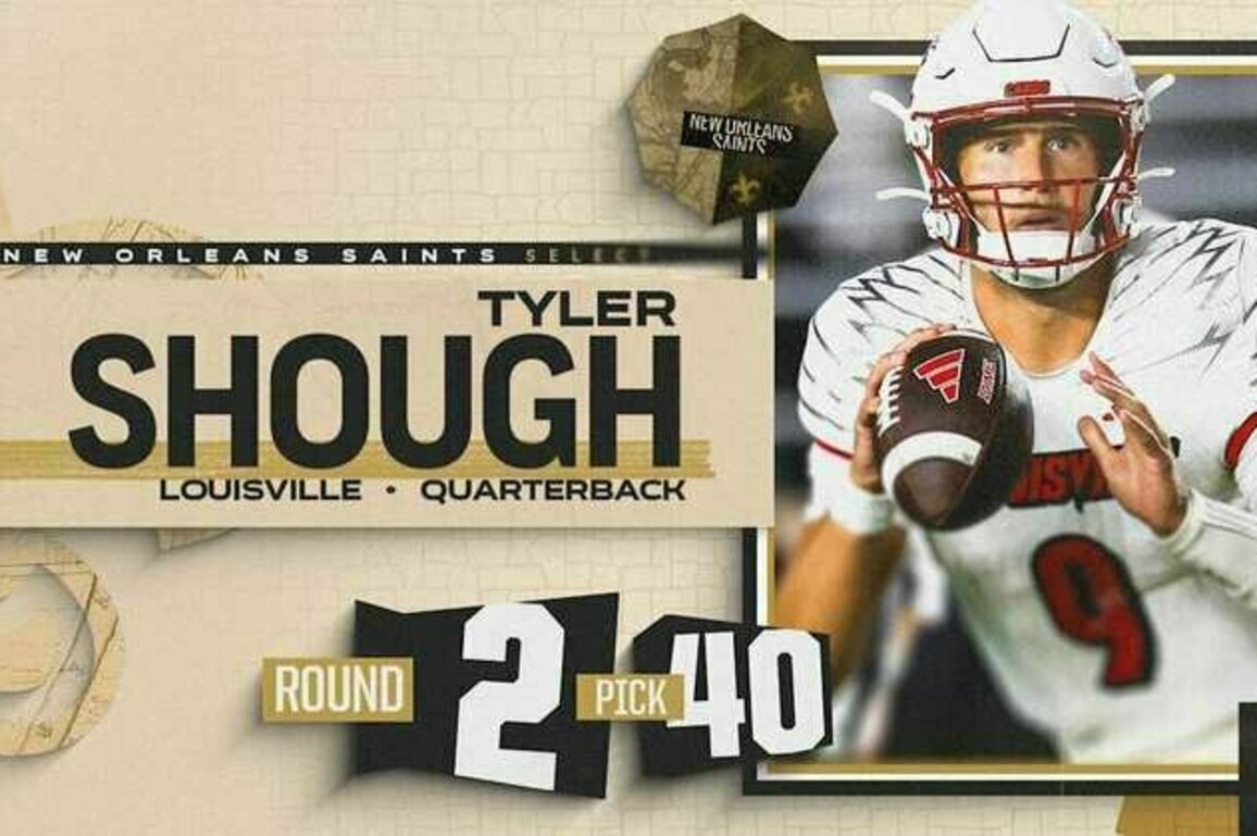 Saints select Tyler Shough with the 40th pick in the 2025 NFL Draft