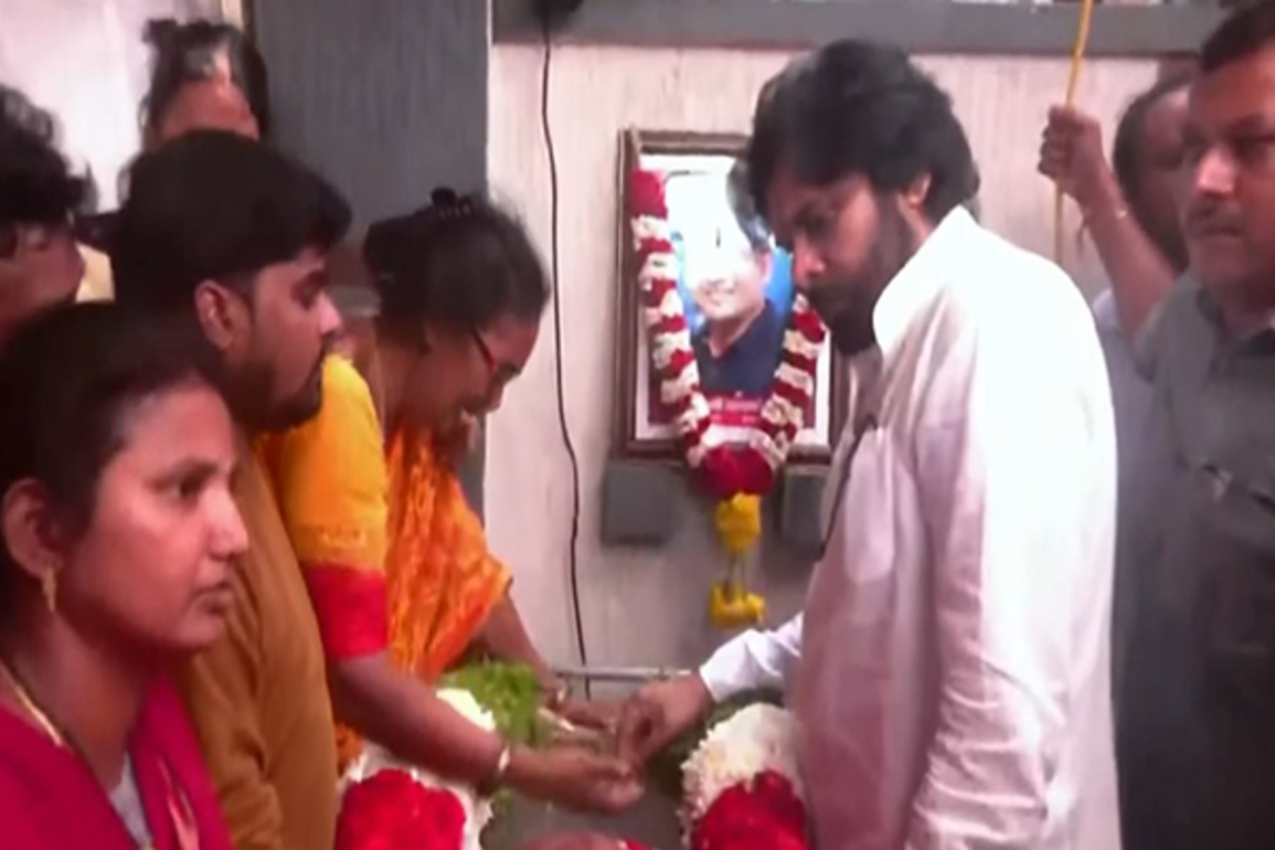 Andhra Pradesh Deputy CM Pawan Kalyan pays tribute to Pahalgam terror attack victim Madhusudan Rao