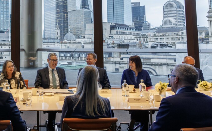 Keir Starmer and Rachel Reeves attended the Growth Business Breakfast this morning. Picture by Simon Dawson / No 10 Downing Street