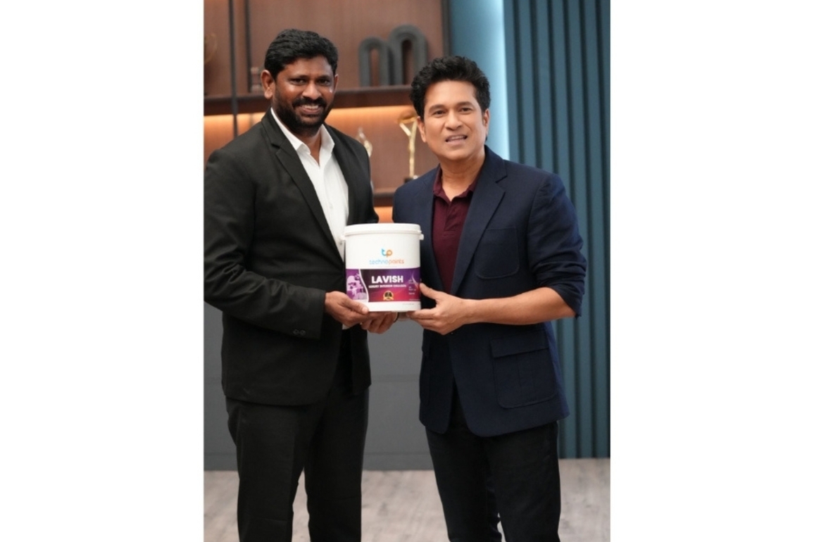 Techno Paints announces Sachin Tendulkar as its Brand Ambassador