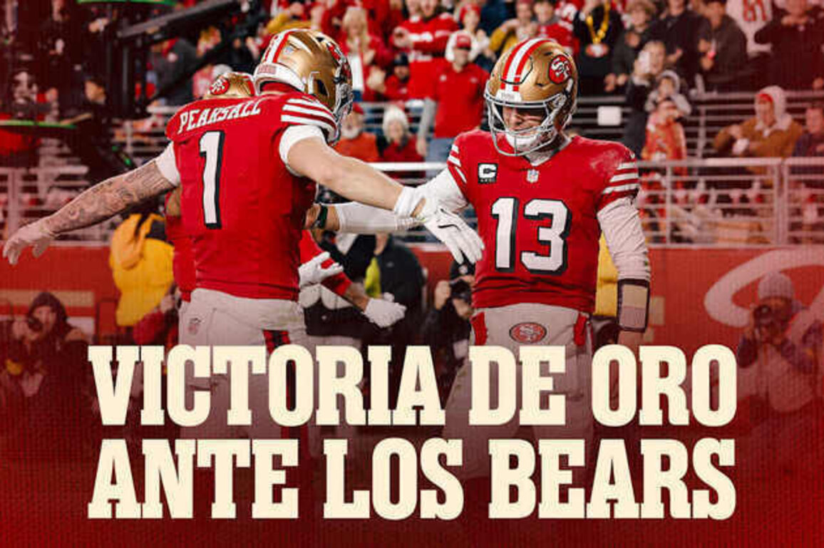 Los 49ers se Escapan con una Victoria de Oro 42-38 Ante los Bears