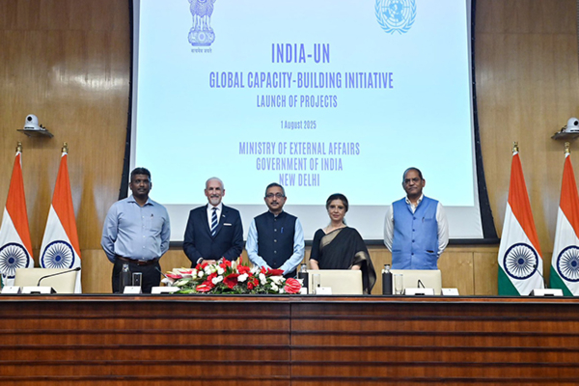 India launches projects partnered with UN under Global Capacity Building Initiative for Asia, Africa and the Caribbean countries
