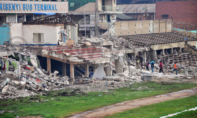 History erased as Nakivubo Stadium stands torn down History erased as Nakivubo Stadium stands torn down